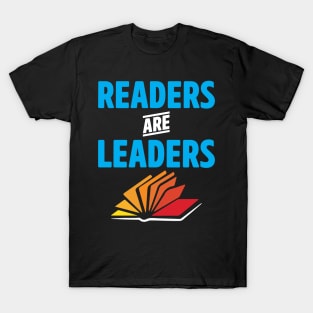 'Readers Are Leaders' Books Lover T-Shirt